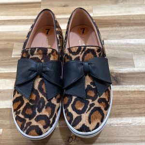 Kate Spade animal print sneakers